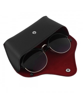 Durable PU Leather Glasses Case Sunglasses Eyeglasses Storage Holder Box Bag