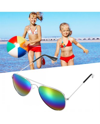 Fashion Boys Girls Kids Sunglasses Mirror Reflective Lens Traveler Sunglasses