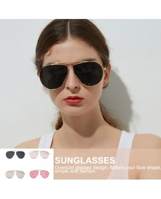 Polygon Metal Frame Sunglasses