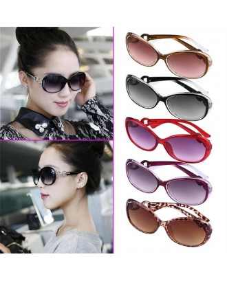 Women Fashionable Vintage Oversized Eyewear Sunglasses Outdoor Glasses