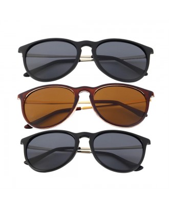 Unisex Women Men Classic Cat's Eye Round Glasses Fashion Sunglasses UV400