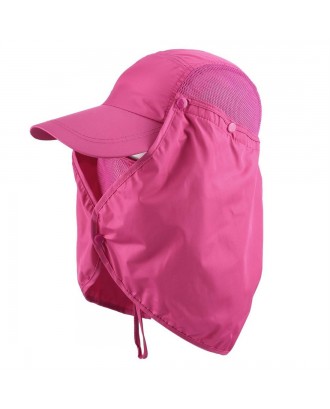 Quick Dry Unisex Outdoor Sport Fishing Hiking Face Neck Cover Sun Cap Sunshade