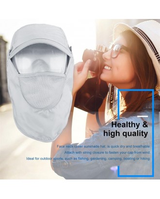 Quick Dry Unisex Outdoor Sport Fishing Hiking Face Neck Cover Sun Cap Sunshade