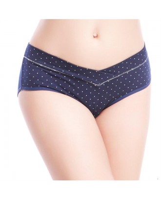 Women Panty Low Waist Breathable Triangular Pregnant V-Shaped Underwear